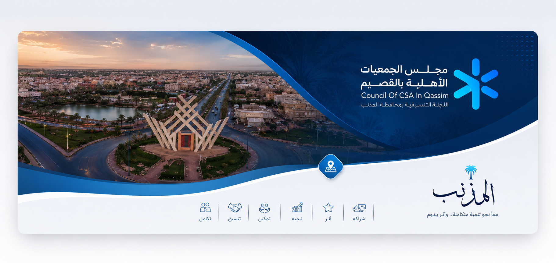 مجلس الجمعيات الأهلية بالقصيم — اللجنة التنسيقية بمحافظة المذنب